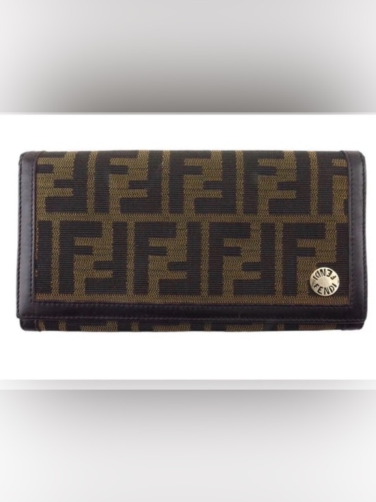 Fendi Zucca Long BifoldWallet -Preowned